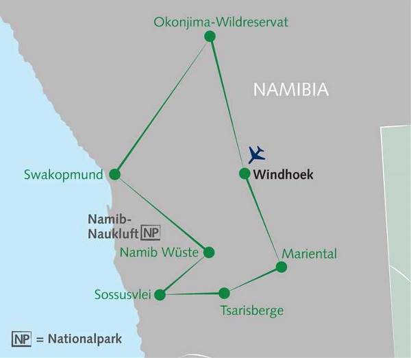 Map: Neujahr mal namibisch (Wikinger)
