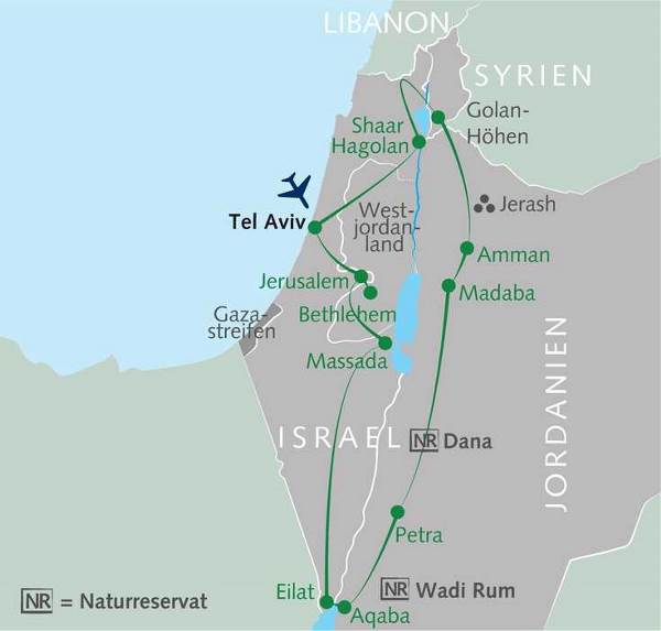 Map: Über den Jordan (Wikinger)