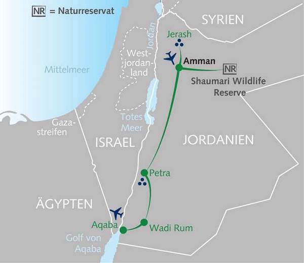 Map: Neue Freundschaft Jordanien (Wikinger)