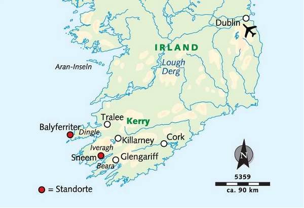 Map: Ursprünglichkeit und Idylle in Südirland (Wikinger)