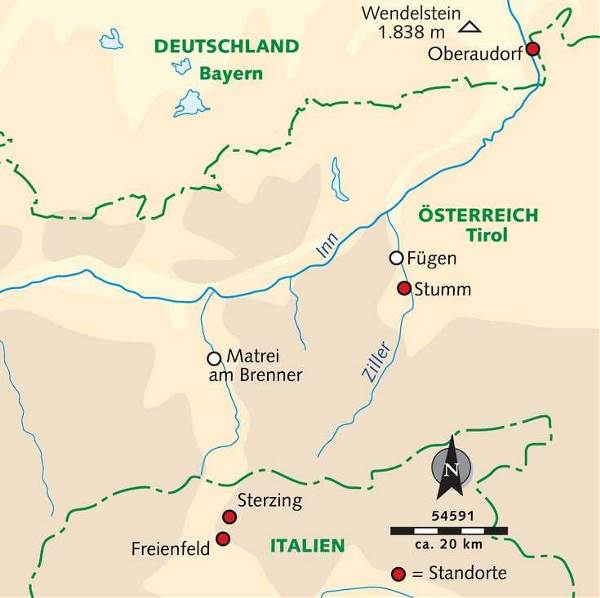 Map: Alpenüberquerung vom Wendelstein nach Sterzing (Wikinger)