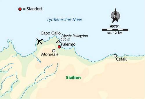 Map: Silvester in Palermo: lebendig & farbenfroh (Wikinger)