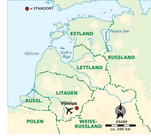 Map: Vilnius – Litauens Hauptstadt zum Jahreswechsel (Wikinger)