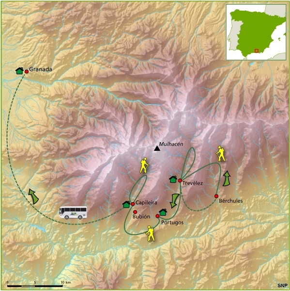 Map: Spanje -  Pyreneeën, Cerdanyavallei, 8 dagen (SNP Natuurreizen)