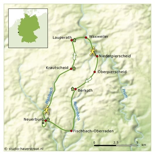 Map: Duitsland -  Chiemgauer Alpen, 8 dagen (SNP Natuurreizen)