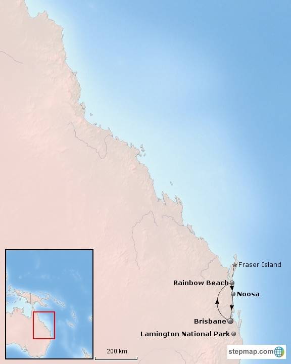 Map: Dingo's & Surfparadijs (Riksja)
