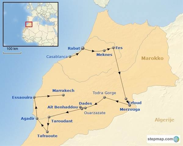 Map: Marokko c'est tout (Riksja)