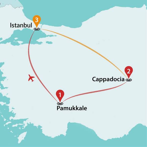 Map: Fantastic Turkey (Traveltalk)