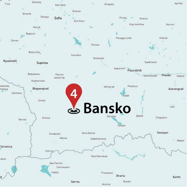 Map: Short Break Bansko: Standard Pack (Traveltalk)