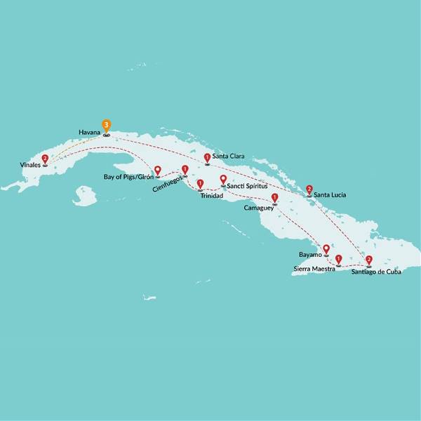 Map: Ultimate Cuba (Traveltalk)