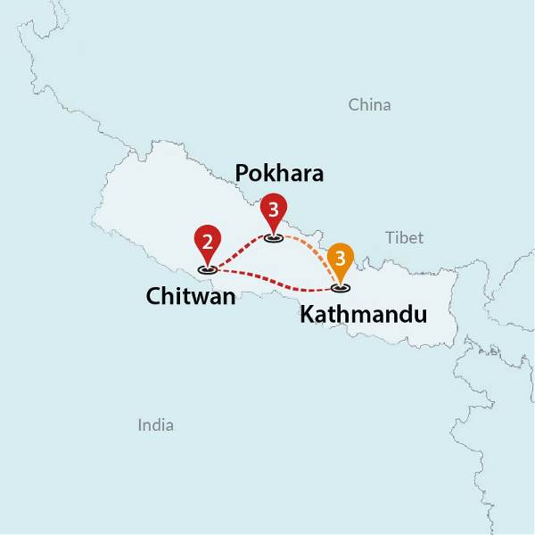 Map: Essential Nepal (Traveltalk)