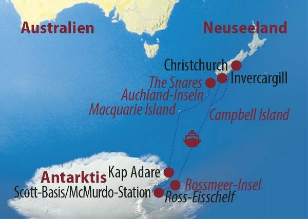 Neuseeland • Subantarktische Inseln • Antarktis: Abenteuer Rossmeer intensiv (Diamir)