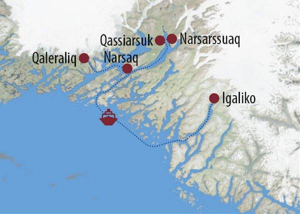 Map: Grönland: Zwischen Eisbergen und Gletschern (Diamir)