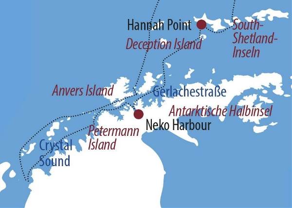Map: Antarktis: Sehnsuchtsziel Polarkreis (Diamir)