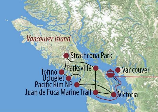 Map: Kanada | British Columbia: Der Zauber Vancouver Islands (Diamir)