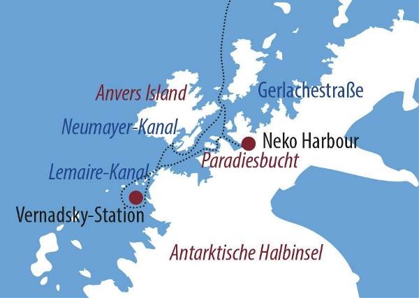 Map: Antarktis: Im Reich der Pinguine (Diamir)