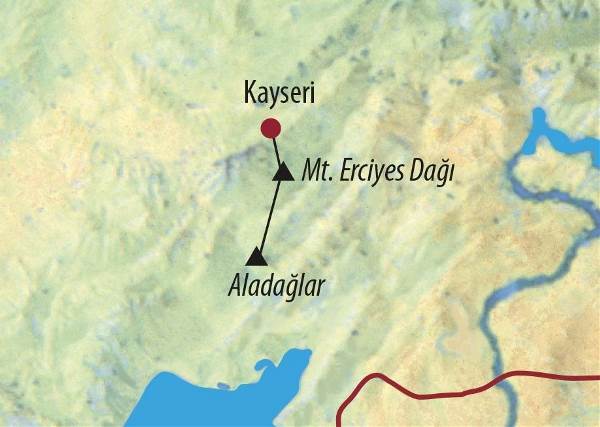 Map: Türkei | Taurus-Gebirge: Skiabenteuer im Aladaglar-Gebirge (Diamir)