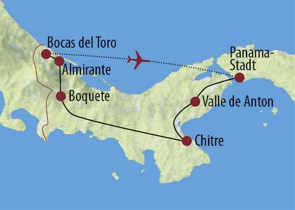 Map: Panama: Das Beste Panamas (Diamir)