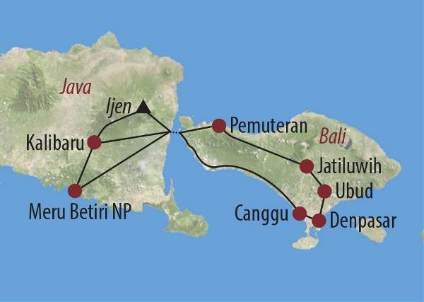 Map: Indonesien | Bali • Java • Gili Air: Schätze des Archipels (Diamir)