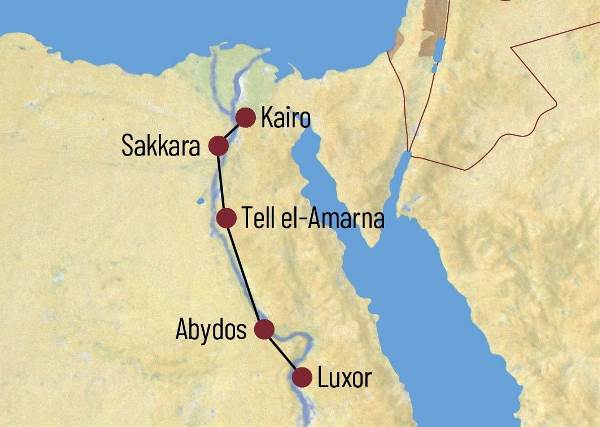 Map: Ägypten: Durch das Land Kemet (Diamir)