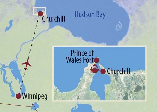 Map: Kanada | Manitoba: Eisbären und Belugas am Churchill River (Diamir)