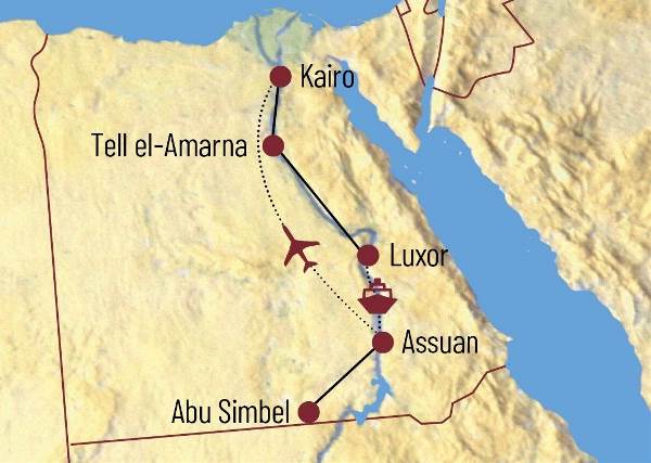Map: Ägypten: Nilaufwärts bis zu den Toren Afrikas (Diamir)