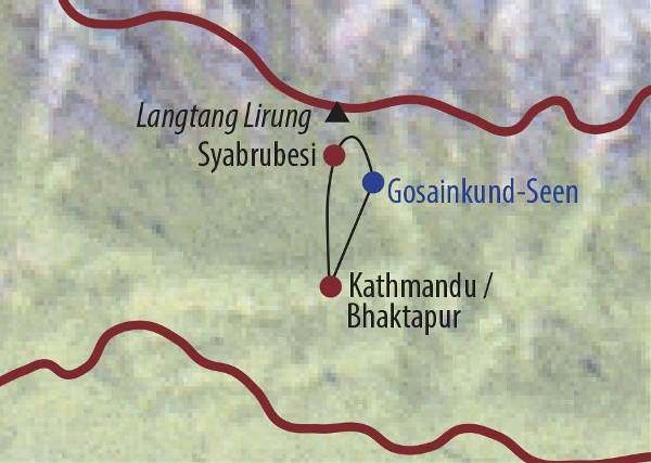 Map: Nepal: Gosainkund und Helambu (Diamir)