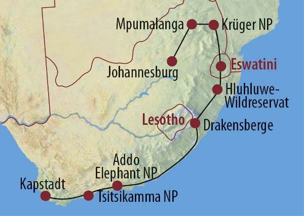 Map: Südafrika: Madibas Vermächtnis (Diamir)