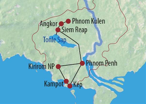 Map: Kambodscha: Der Gang der Apsaras (Diamir)