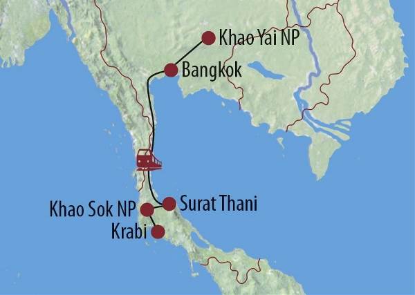 Map: Thailand: Die Schönheit Südthailands (Diamir)