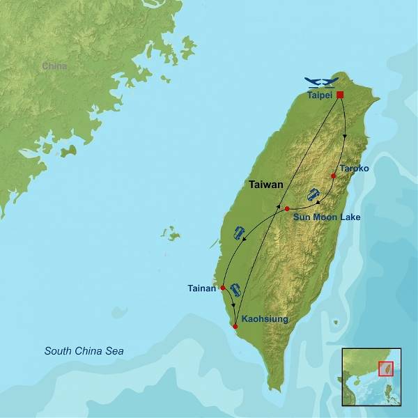 Map: Best Of Taiwan (Indus)