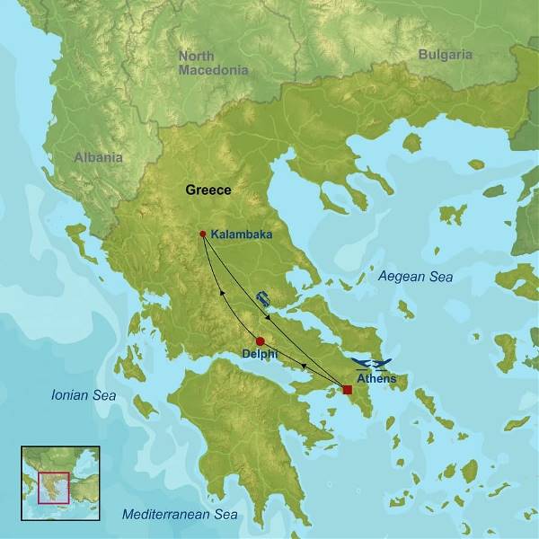 Map: Essential Greece (Indus)