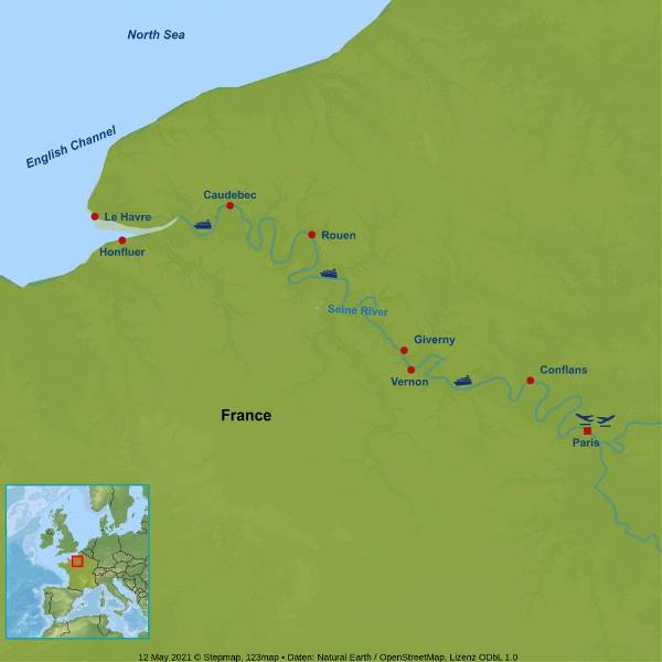 Map: Magical Seine Cruise (Indus)