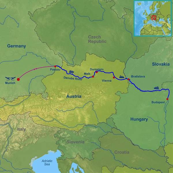 Map: Amazing Danube (Indus)