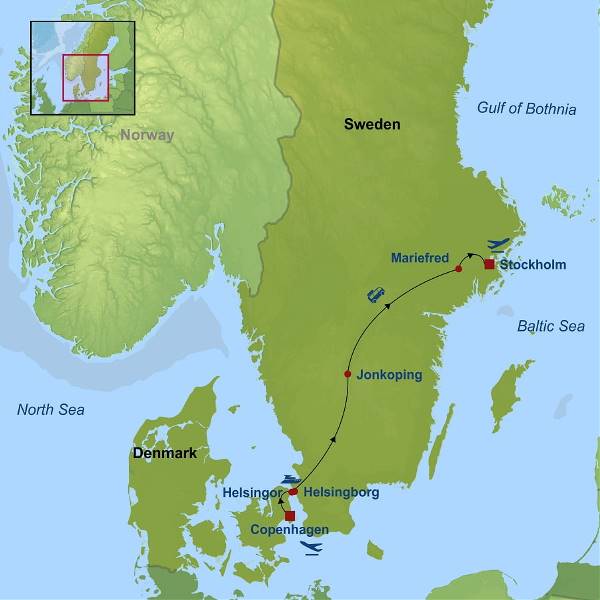 Map: Essential Scandinavia (Indus)