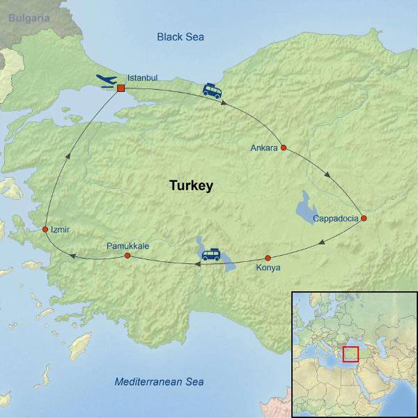 Map: Discover Türkiye (Indus)