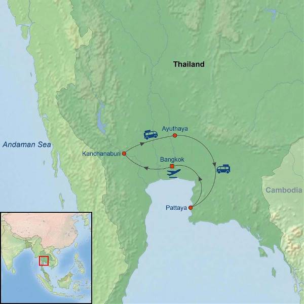 Map: Treasures of Thailand (Indus)
