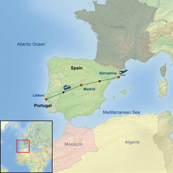 Wonders of Lisbon, Madrid and Barcelona (Indus)