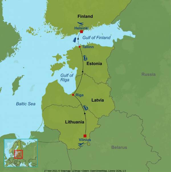 Map: Best of the Baltics (Indus)