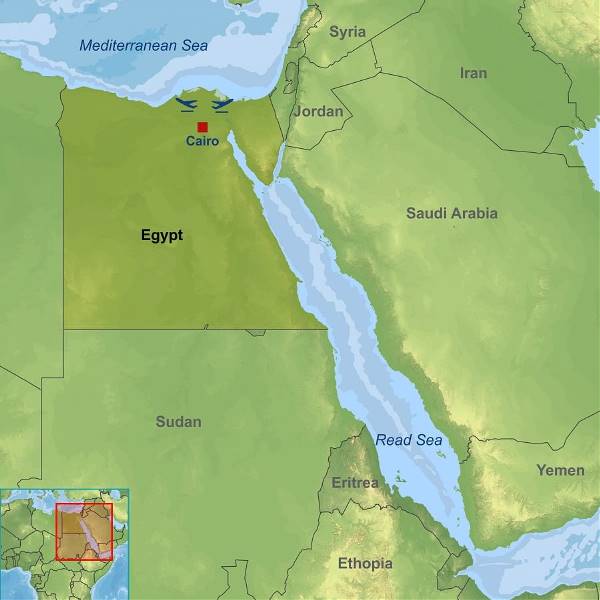 Map: Egypt Express (Indus)