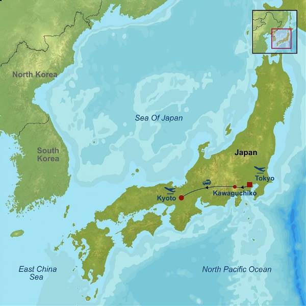 Map: Japan Express (Indus)