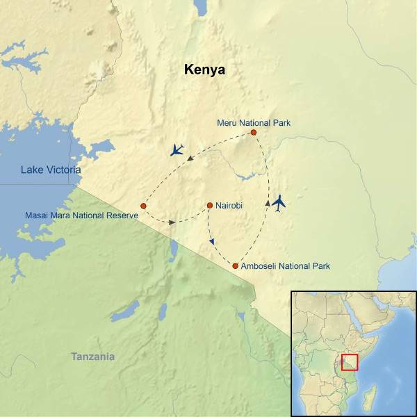 Map: Elewana Sky Safari Kenya (Indus)