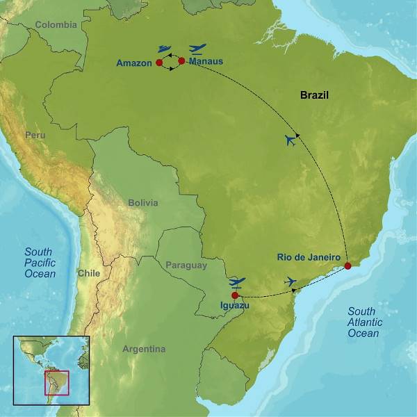 Map: Best Of Brazil (Indus)