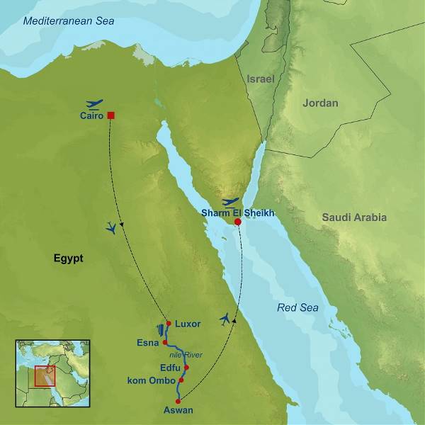 Map: Best of Egypt (Indus)
