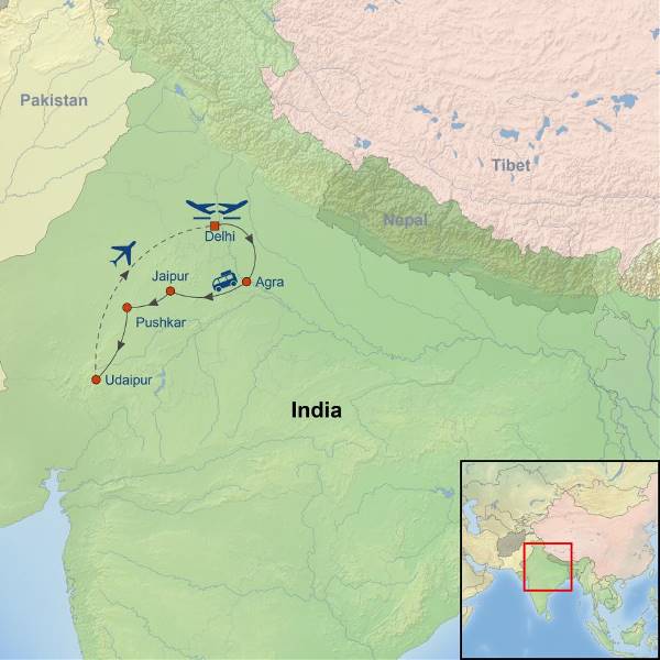 Map: Majestic India (Indus)