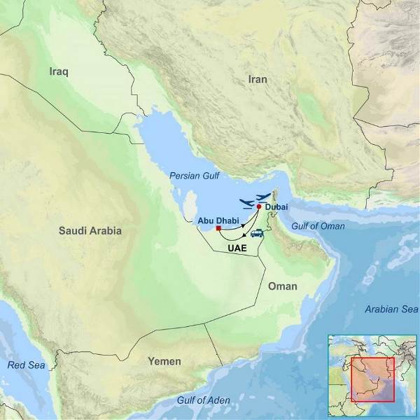 Map: Dazzling Dubai (Indus)