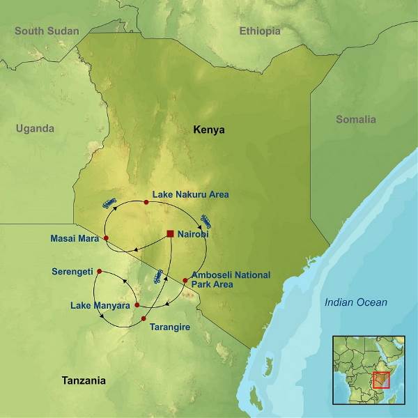Map: East African Explorer (Indus)