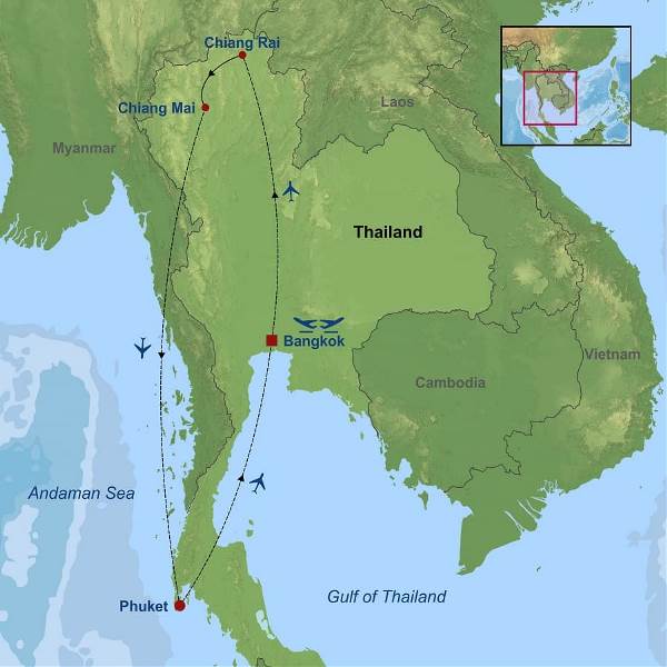 Map: Best of Thailand (Indus)