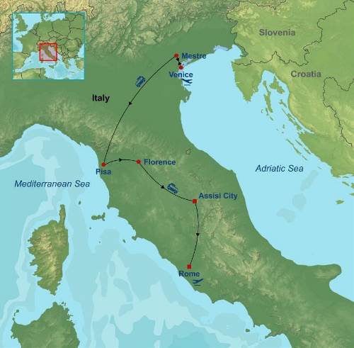Map: Magical Italy (Indus)
