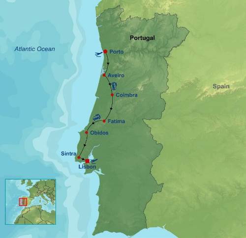 Map: Enchanting Portugal (Indus)